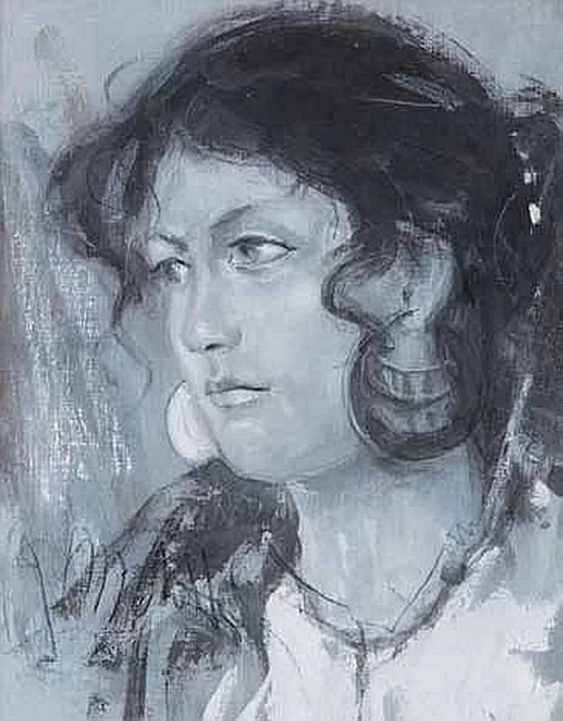 Francesco Paolo Michetti - 225, Volto di giovane contadina